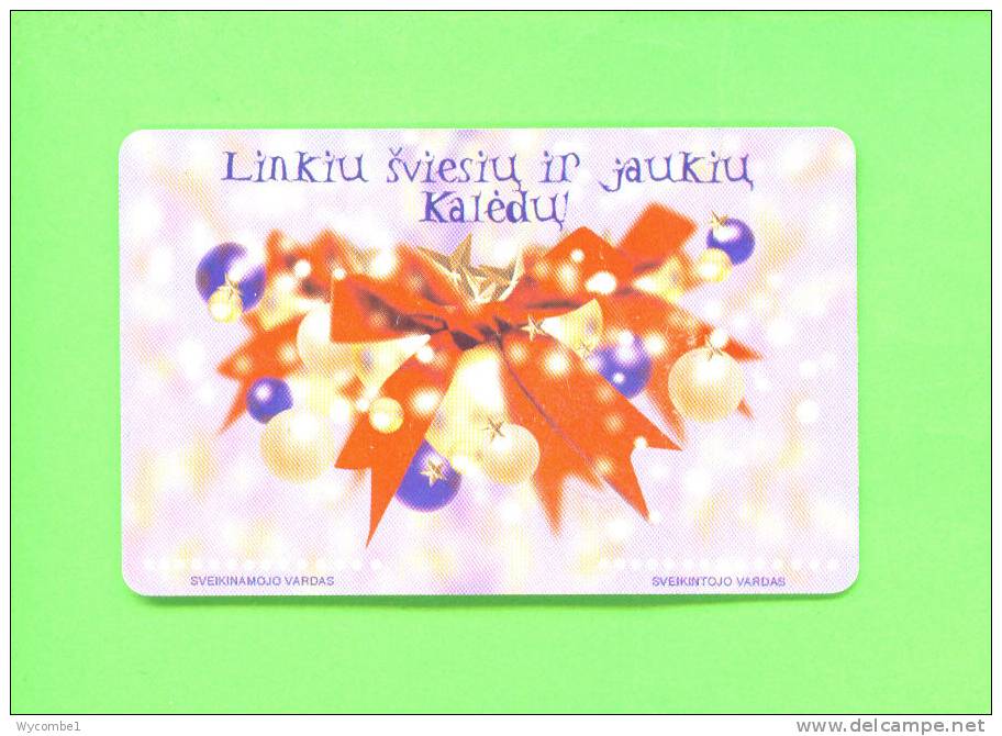 LITHUANIA  -  Chip Phonecard As Scan - Litouwen