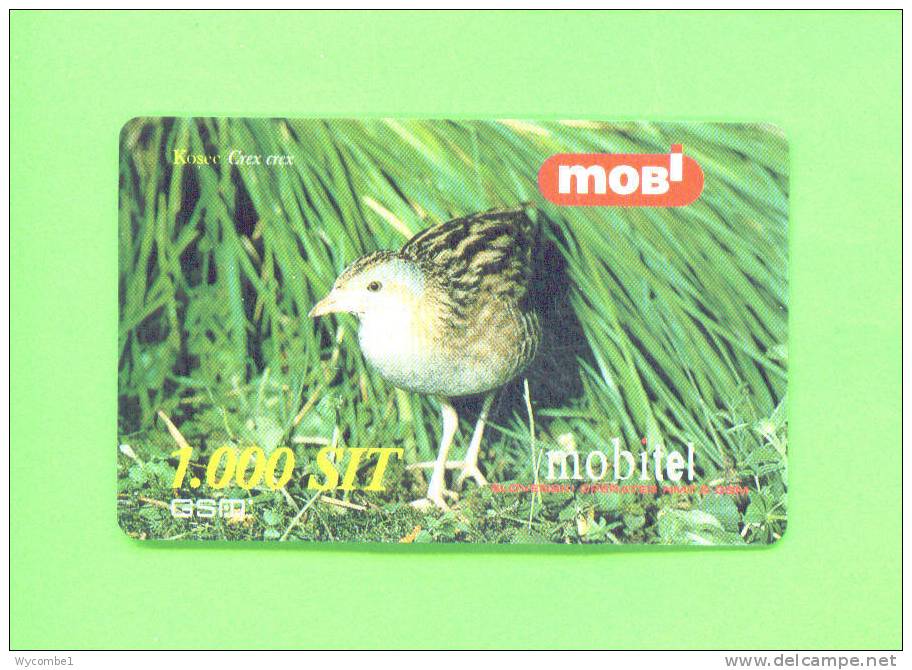 SLOVENIA  -  Remote Mobitel Phonecard/Bird - Slovenia