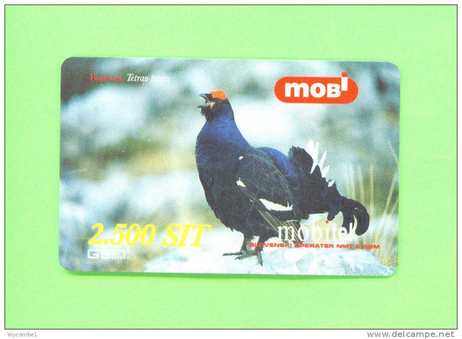 SLOVENIA  -  Remote Mobitel Phonecard/Bird - Slowenien