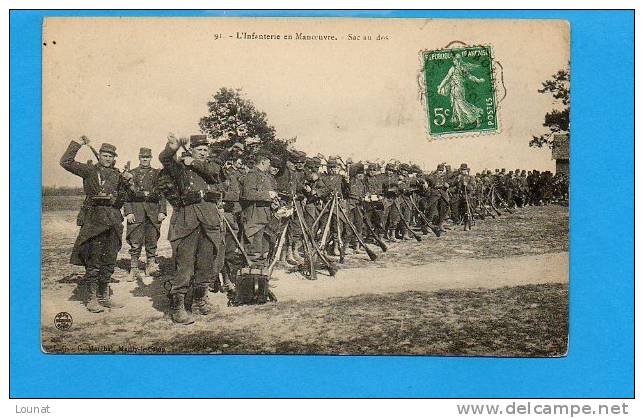 L'infanterie En Manoeuvre - Sac Au Dos - Manovre