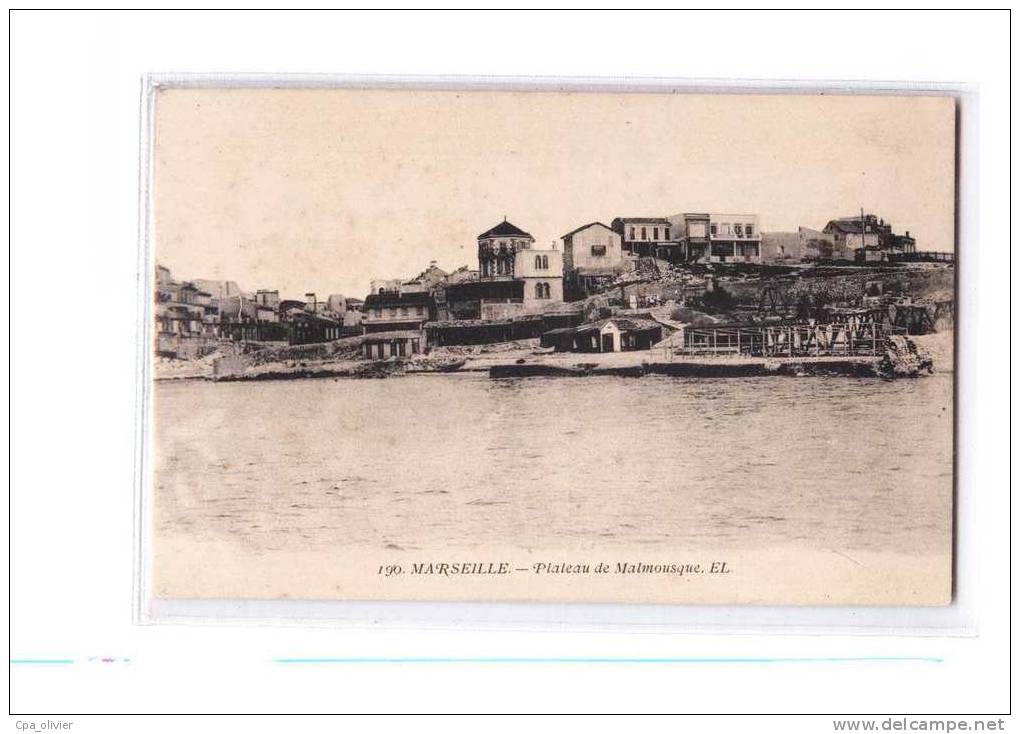 13 MARSEILLE Malmousque, Plateau De Malmousque, Vue Générale, Ed EL 190, 191? - Endoume, Roucas, Corniche, Plages