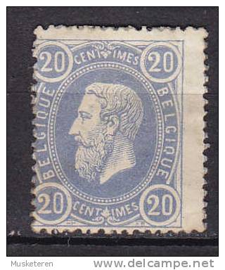 Belgium 1870 Mi. 28 A B    20 C King König Leopold II. (2 Scans) MH* - 1869-1883 Leopold II.