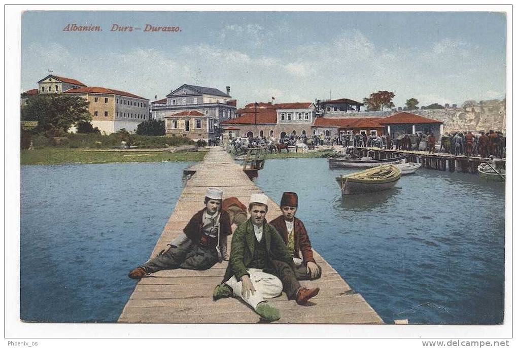 ALBANIA - DURZ DURAZZO, ETHNO, OLD PC - Albania