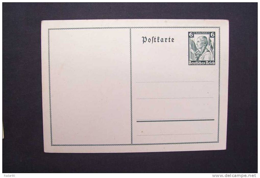 Entier Postal.6 Deutsches Reich Vert. - Autres & Non Classés