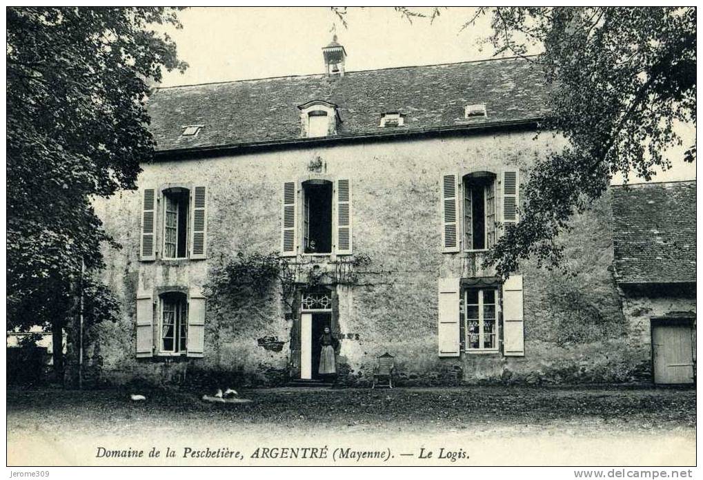 ARGENTRE - (53210) - CPA - Argentré, Domaine De La Peschetière - Le Logis - Argentre