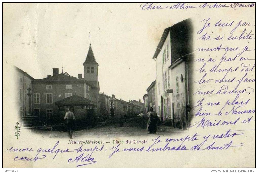 NEUVES-MAISONS - (54230) - CPA - Neuves-Maisons - Place Du Lavoir - Neuves Maisons