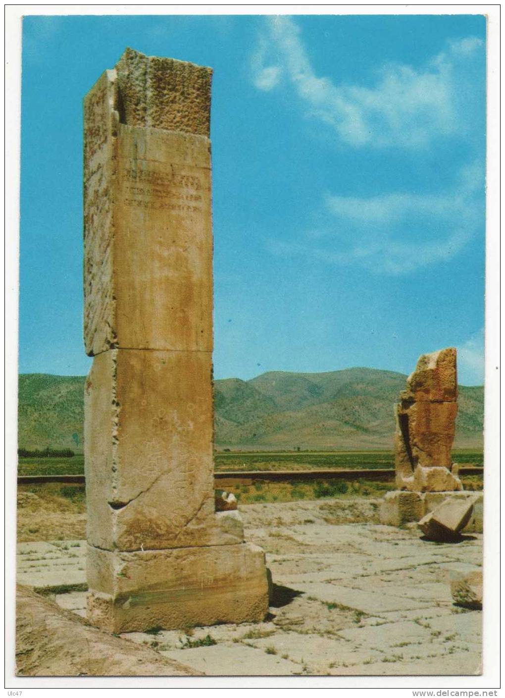 - Shiraz; - Persepolis - Scan Verso - - Iran