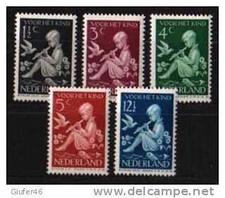 Olanda - Serie Completa Nuova Non Linguellata N. Yvert  312/316 - Unused Stamps