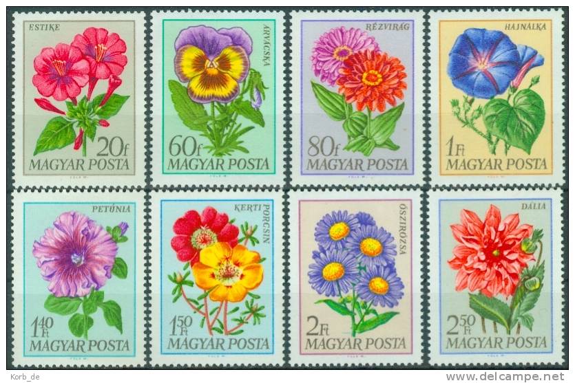 Ungarn - Hungary 1968 / MiNr.2452 - 2459 A   ** MNH /     (b456) - Nuevos