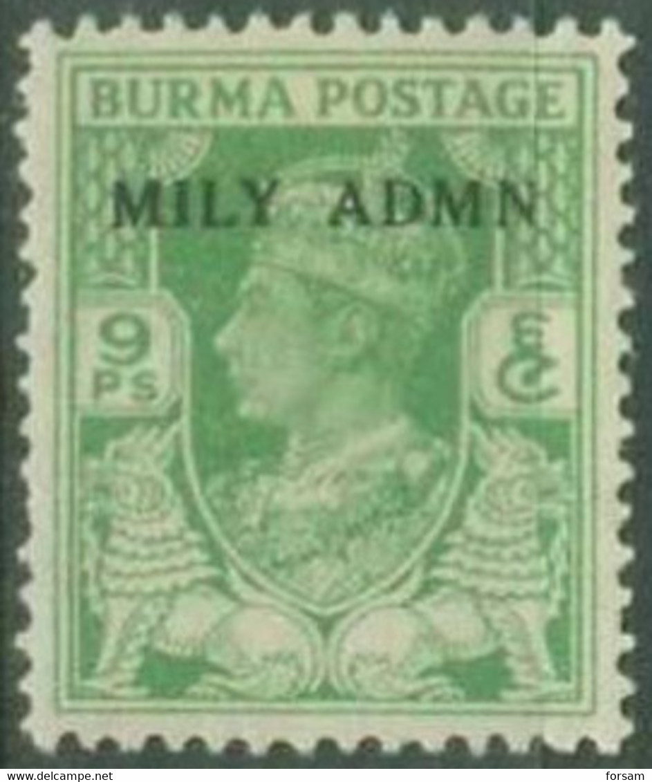 BURMA..1945..Michel # 39...MLH. - Burma (...-1947)