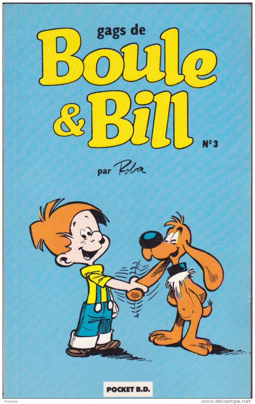 Pocket BD 7039 Gags De Boule & Bill 3 Roba 1991 - Boule Et Bill