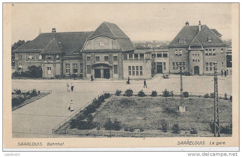 XS 842/ ALLEMAGNE   -SAARLOUIS - LA GARE - Kreis Saarlouis