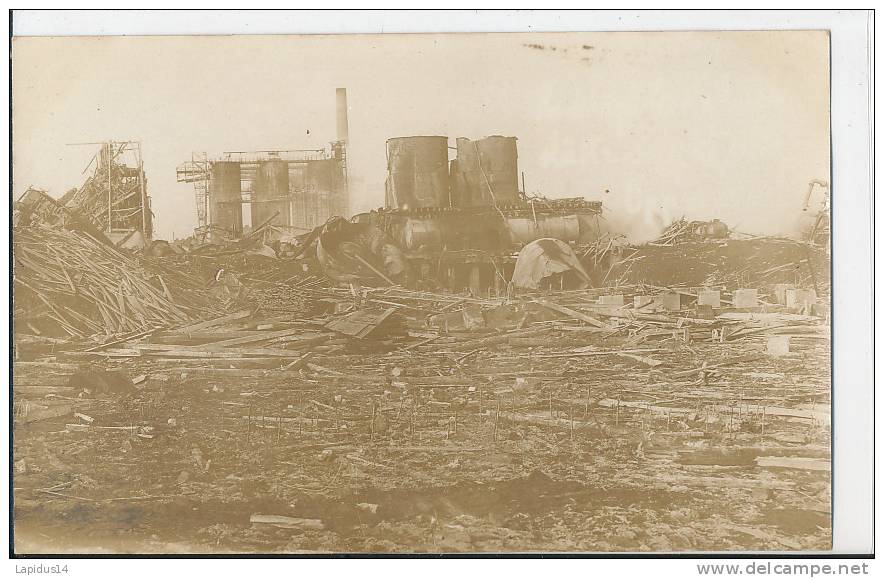 XQ 849/  CARTE PHOTO - ALLEMAGNE   - OPPAU - (SERIE DE L'EXPLOSION SEPT 1921 USINE ECT.......) - Ludwigshafen