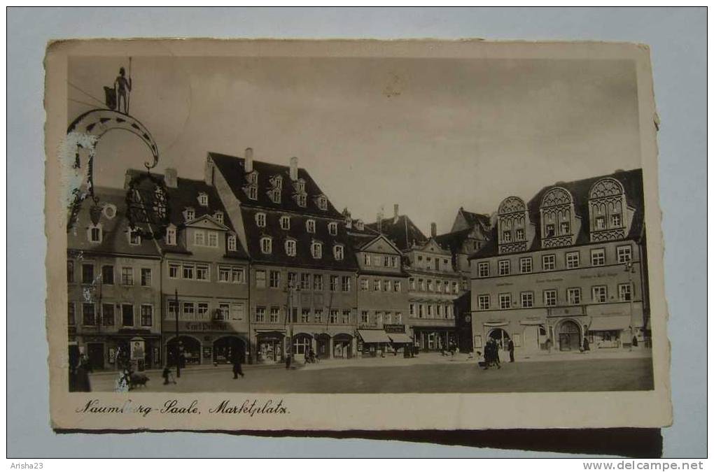 Germany, Naumberg - Saale - Marketplats Market - 1942 - Photo Postcard - Trinks & Co., Leipzig Nr. 6 - Naumburg (Saale)