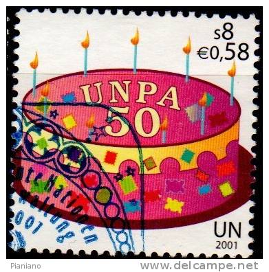 PIA - ONW  - 2001 - 50° De L´ Administration Postele Des Nations Unies - (Yv 3357-58) - Usati