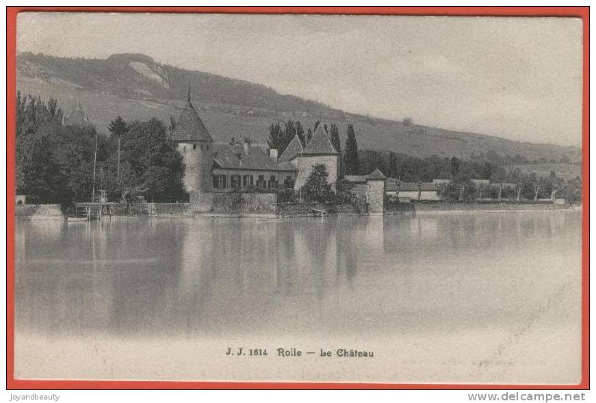 G433, Rolle , Le Château , Au Fond Bougy - Villars , 1614 ,  Circulée  1911 - Rolle