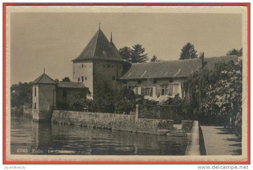 G436, Rolle , Le Château , 6745 ,  Circulée  1915 - Rolle