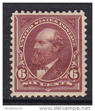 United States 1894 Mi. 94    6 C James A. Garfield 20th President (2 Scans) MH* - Neufs