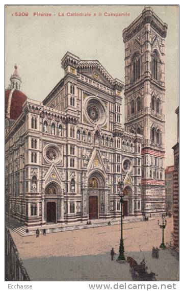 5208 Firenze La Cattedrale E Il Campanile - Firenze