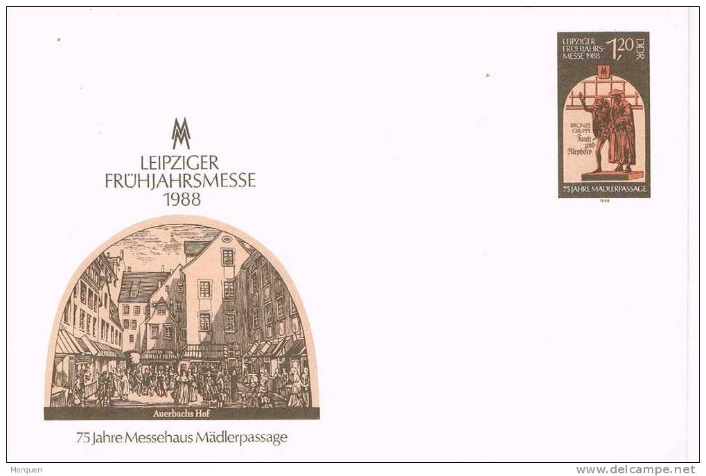 Entero Postal LEIPZIG 1988. Leipziger Fruhjahrsmesse - Covers - Mint