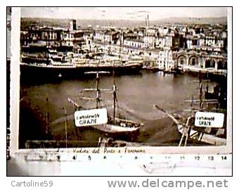 CIVITAVECCHIA NAVE SHIP VELIERO BRIGANTINO  E VAPORE VB1950   DB2857 - Civitavecchia