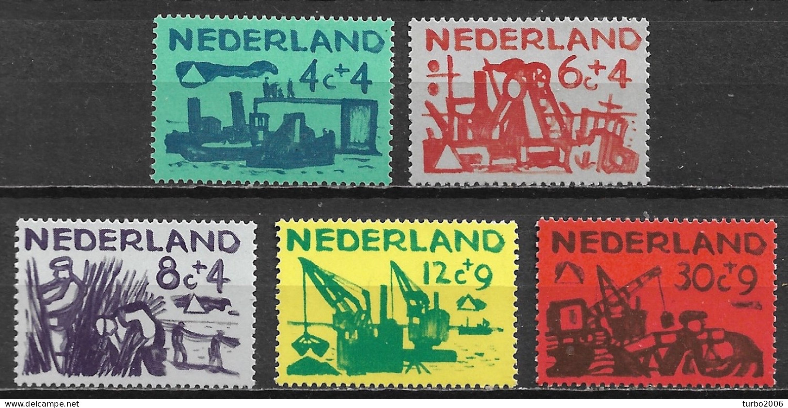 1959 Zomerzegels Deltawerken  NVPH 722 / 726 Postfris - Unused Stamps