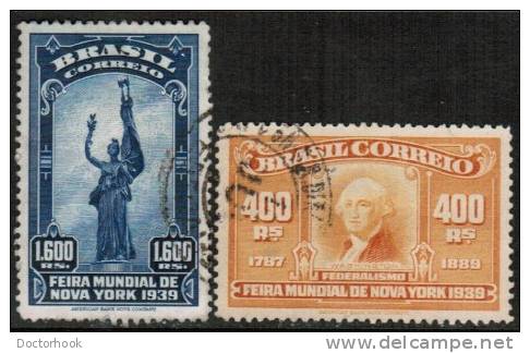 BRAZIL   Scott #  480-3  VF USED - Gebraucht