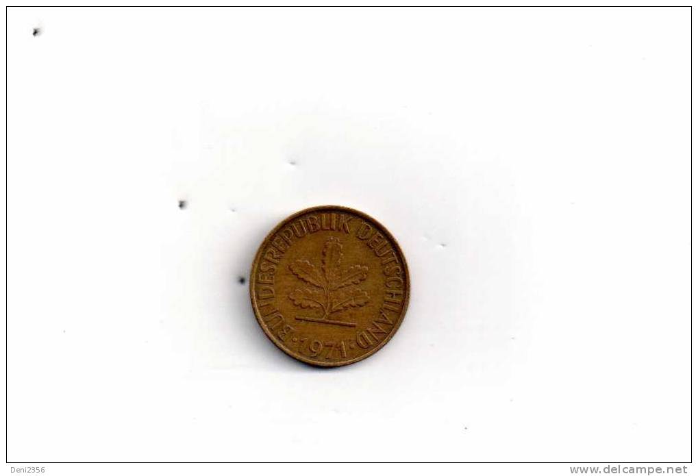 Pièce De 10 Pfennig 1971 G - 10 Pfennig
