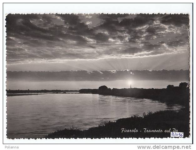 PO1156# ROVIGO - FICAROLO - TRAMONTO Sul PO  VG 1966 - Rovigo