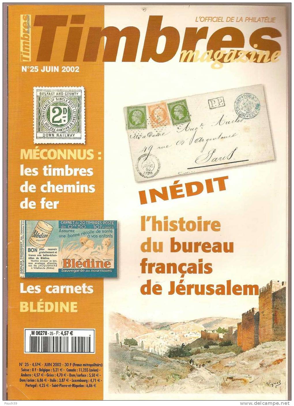 Timbres Magazine N° 25 De  Juin 2002 - Francés (desde 1941)