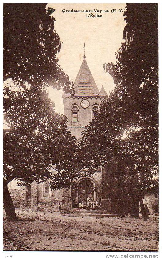 Oradour-sur-Vayres. L'Eglise. - Oradour Sur Vayres