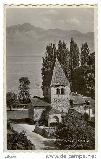 St.Sulpice VD - L'église         1953 - Saint-Sulpice