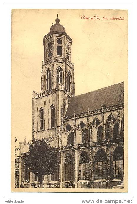 (H34) - Côte D'Or, Bon Chocolat / Lier - SintGuntharus Kollegiale Kerk - Lierre - Collégiale Saint Gommaire / Pour Bxl 3 - Lier