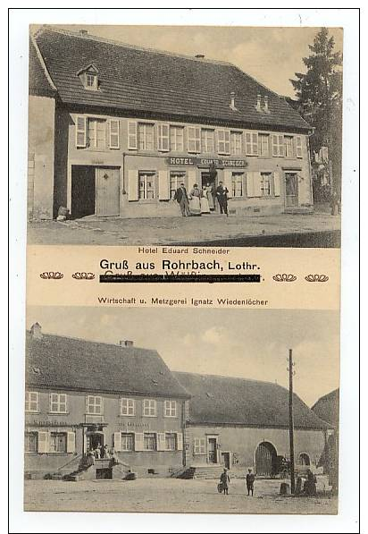 Rohrbach, Gruss..Lother;  Hôtel éduard Schneider. - Autres & Non Classés