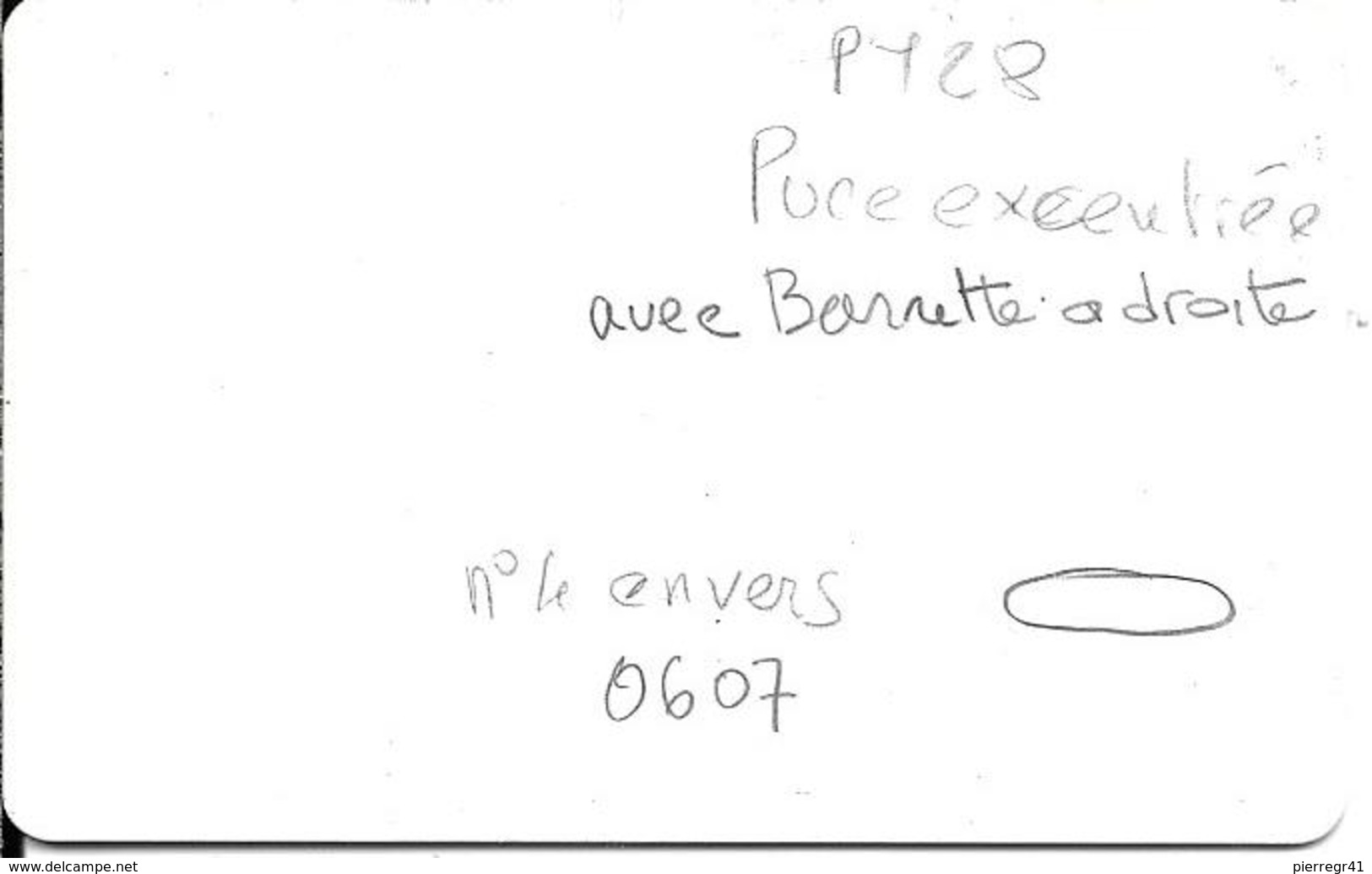 TC-PUBLIC-PYJAMA-PY28-SOL2-120U-BLEU  ACIER-4N°Env0607 -Bas Droite-VARIETE- Puce  Excentrée/Barrette A Droite-Pt Pli-BE - Pyjamas'