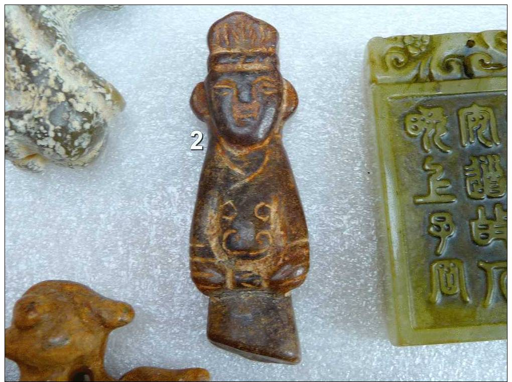 Statuettes, Amulettes, Pendentifs Anciens, époque Han - Jade - Statues, amulets, pendants Former Han period