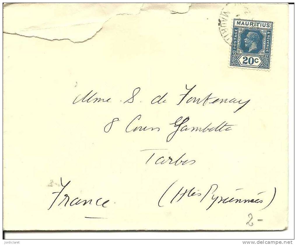 CARTA 1936 A FRANCIA - Mauricio (...-1967)