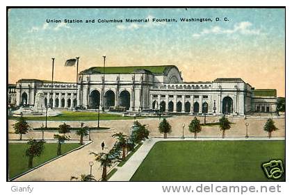 WASHINGTON  UNION STATION 1920 TRAMWAY - Washington DC