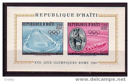 PGL - JEUX OLYMPIQUES 1960 HAITI Yv BF 14 ** - Estate 1960: Roma