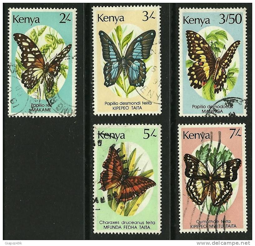 ● KENIA - 1987 - FARFALLE - N. 417 . . .  Usati - Cat. 4,30 €  - Lotto 7 - Kenia (1963-...)