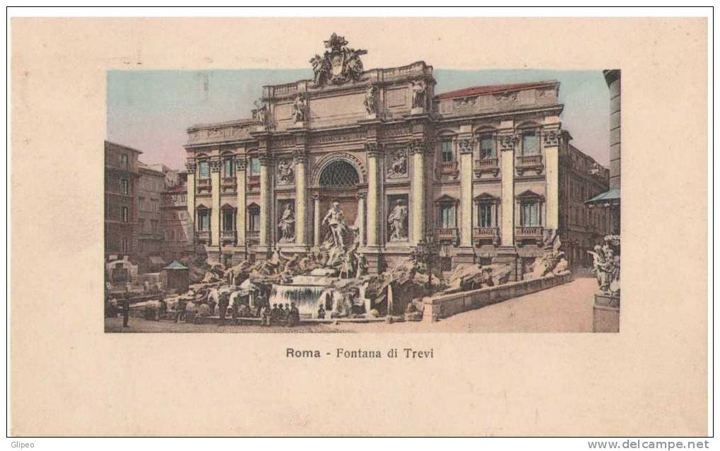 ROMA - FONTANA DI TREVI FP  VG FRANCOBOLLO 30 CENT FOTOTIPIA ALTEROCCA TERNI - Fontana Di Trevi