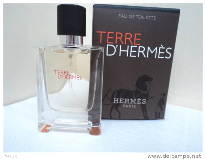 HERMES"TERRE D´ HERMES"VAPO 12,5 ML GRD MODELE LIRE !!! - Miniatures Men's Fragrances (in Box)