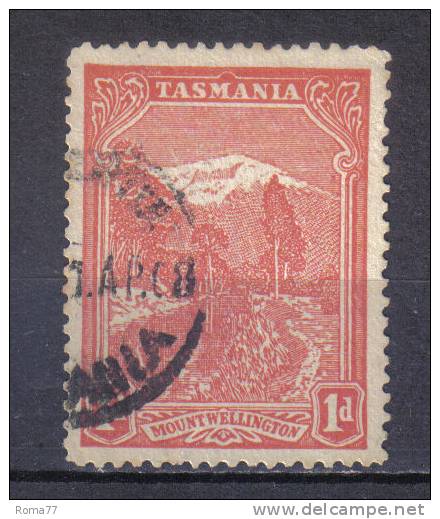 SS6087 - TASMANIA , 1d Wmk Crown Over A Reversed - Used Stamps