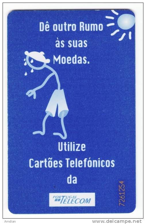 PORTUGAL Phonecard / Telecarte -Portugal Telecom 120 Units - Heatwave - Portugal