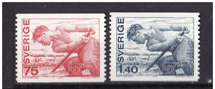 Sweden 1973  Mi # 804-5 - Unused Stamps