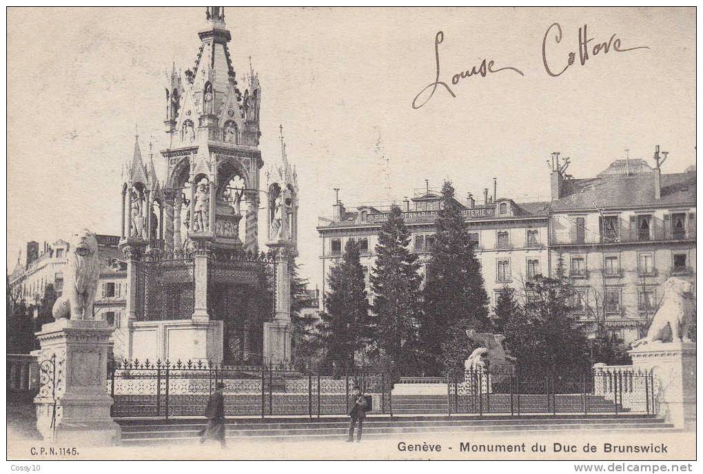 CARTE POSTALE      CIRCULEE     GENEVE - Genève