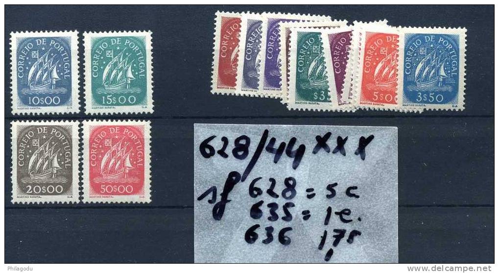 Caravella   Yvert 628/644**    Cote 960 E   Cat Portugais 617/633   C.1240 E En 2005 - Unused Stamps