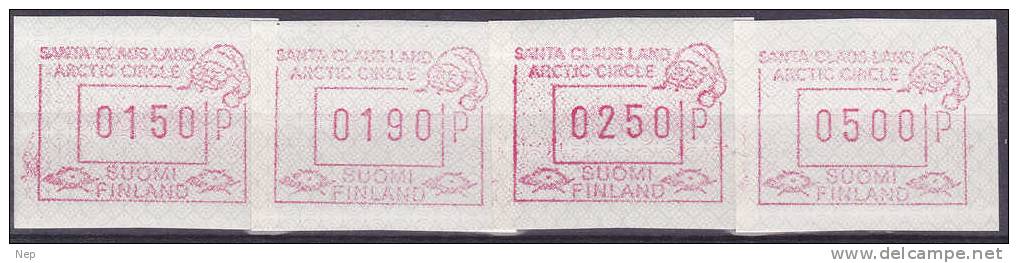 FINLAND - Santa Claus - Machine Labels [ATM]