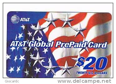 STATI UNITI (USA) - (REMOTE)  AT&T - 1998  FLAG    20 MINUTES     -  USED   -  RIF. 1234 - AT&T