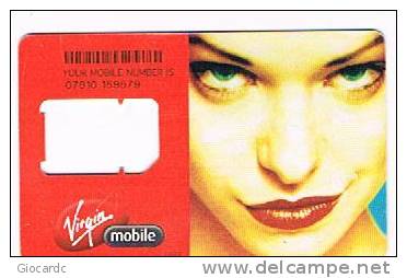 STATI UNITI (USA) - VIRGIN MOBILE (SIM GSM) - GIRL - USED WITHOUT CHIP  -  RIF. 1224 - Autres & Non Classés